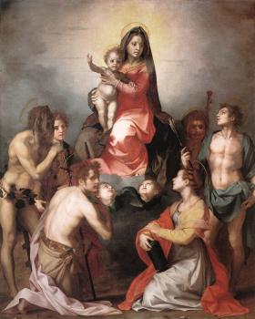 安德烈 德爾 薩托 Madonna in Glory and Saints 安德烈 德爾 薩托 Madonna in Glory and Saints